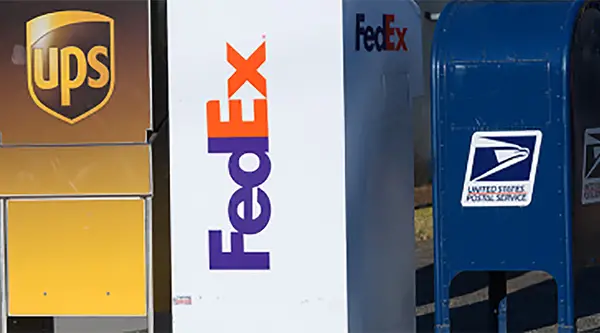 USPS vs UPS vs FedEx